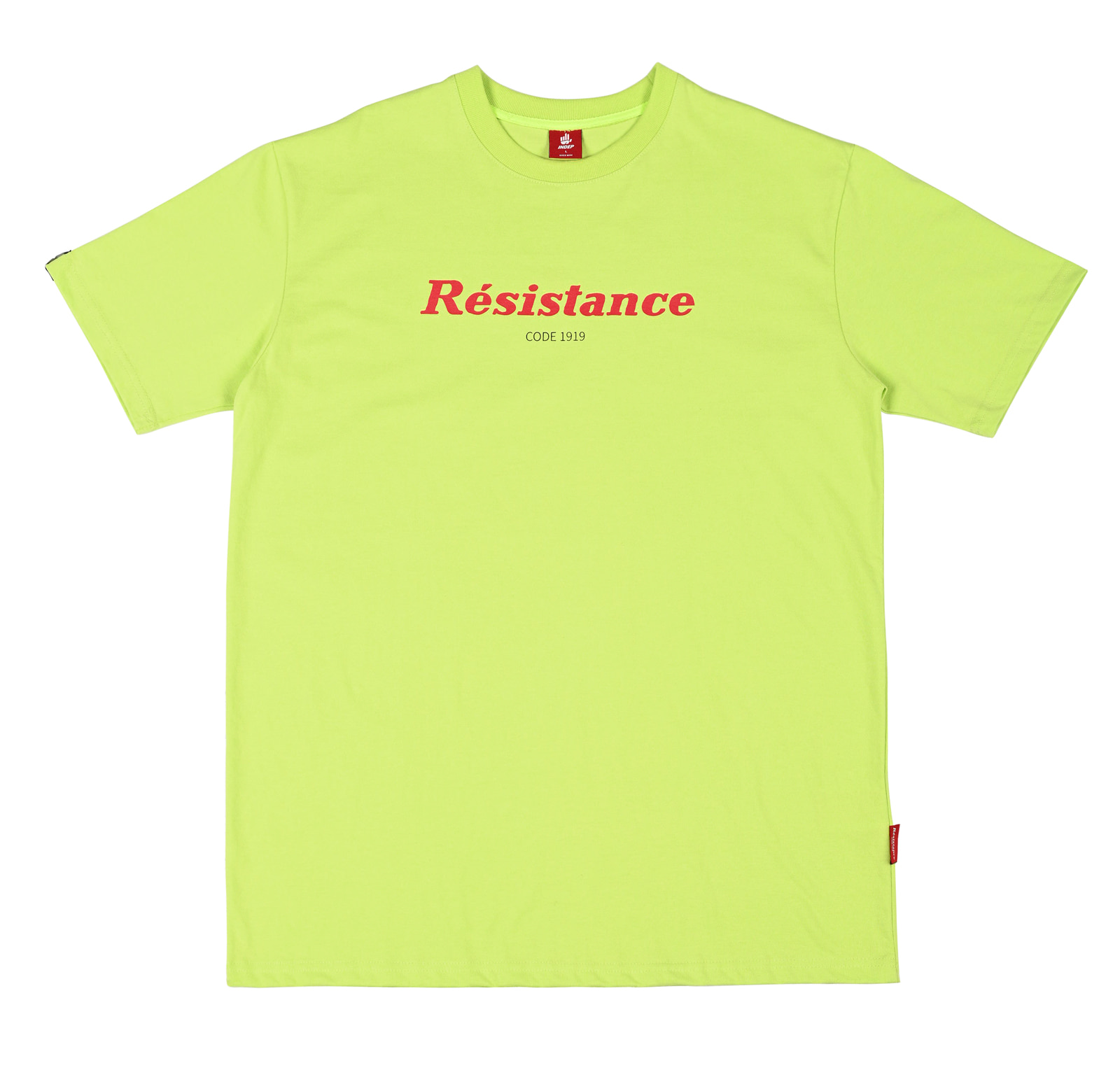 Indep &quot;Resistance&quot; Lime T-shirt